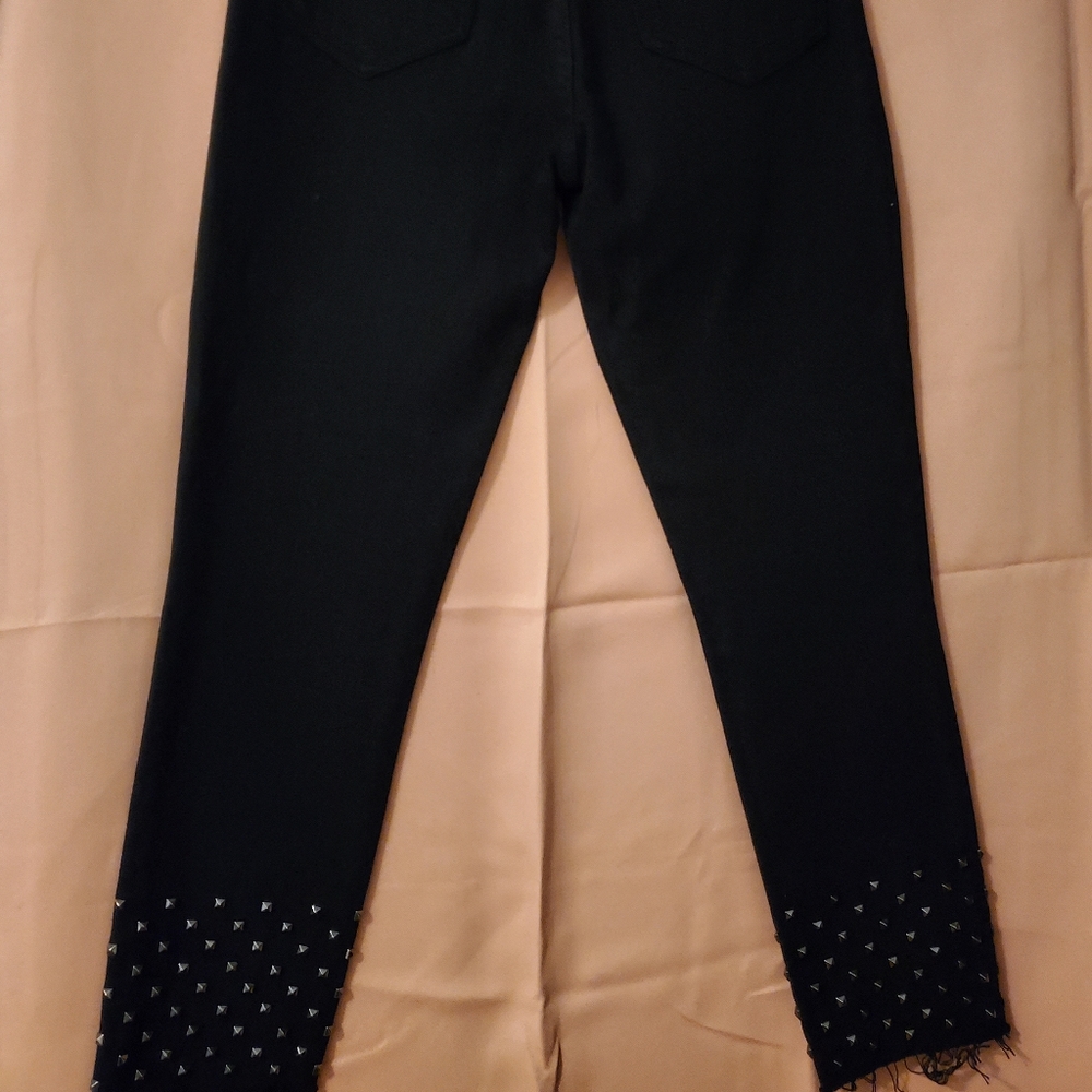 L'agence Studded Skinny Jeans